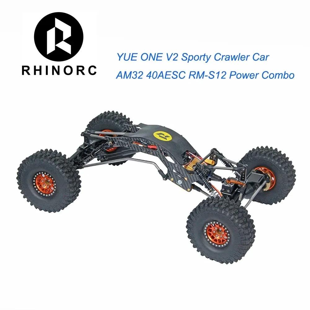 Rhino YUE ONE V2 Ƽ ũѷ ڵ, AM32 귯ø ƿ  ޺, RC MOA  ũѷ ڵ 1/10 ε